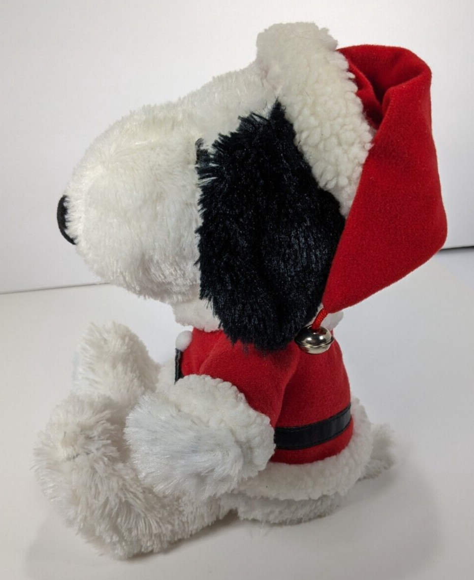 Hallmark Peanuts Christmas Snoopy Plush 10" Fluffy Animal Stuffed Toy