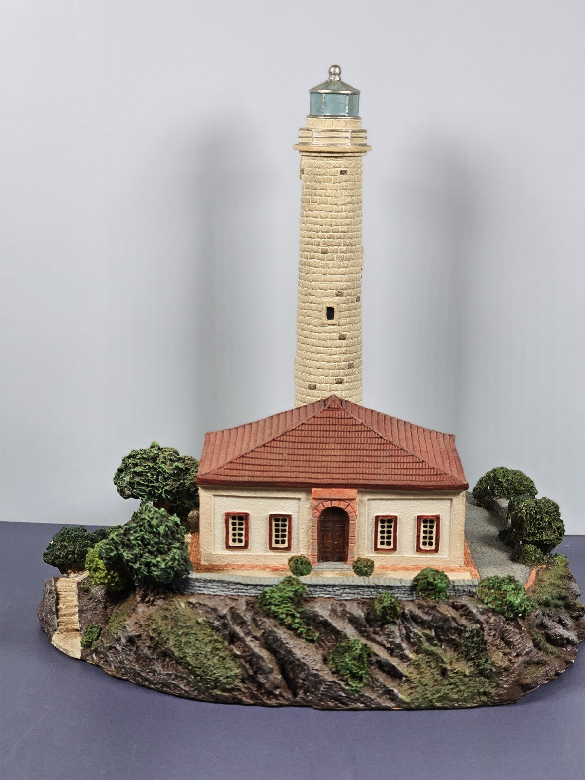 Danbury Mint Calaburras Lighthouse Spain Historic International Lighthouses