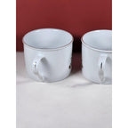 Vintage Tienshan Christmas Tree Porcelain Mugs Set of 2 Holiday Cups