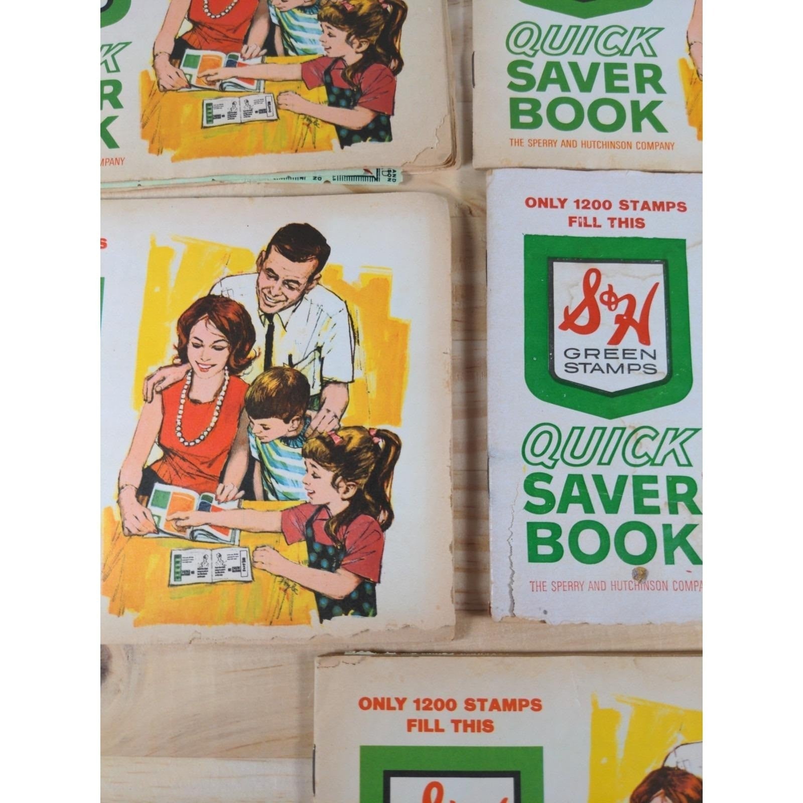 Vintage S&H Green Stamp Books Lot MacDonald Plaid 20 Books