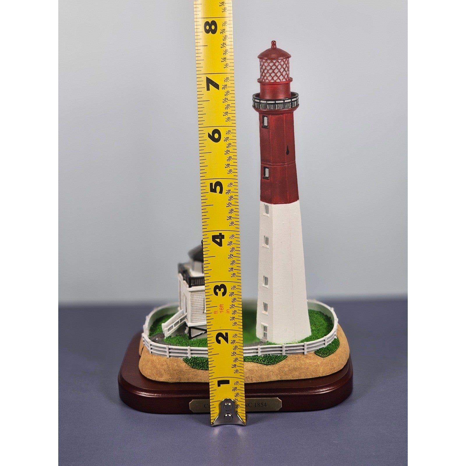 Vintage Lefton Lost Lights Cape Hatteras Lighthouse Figurine w/ COA