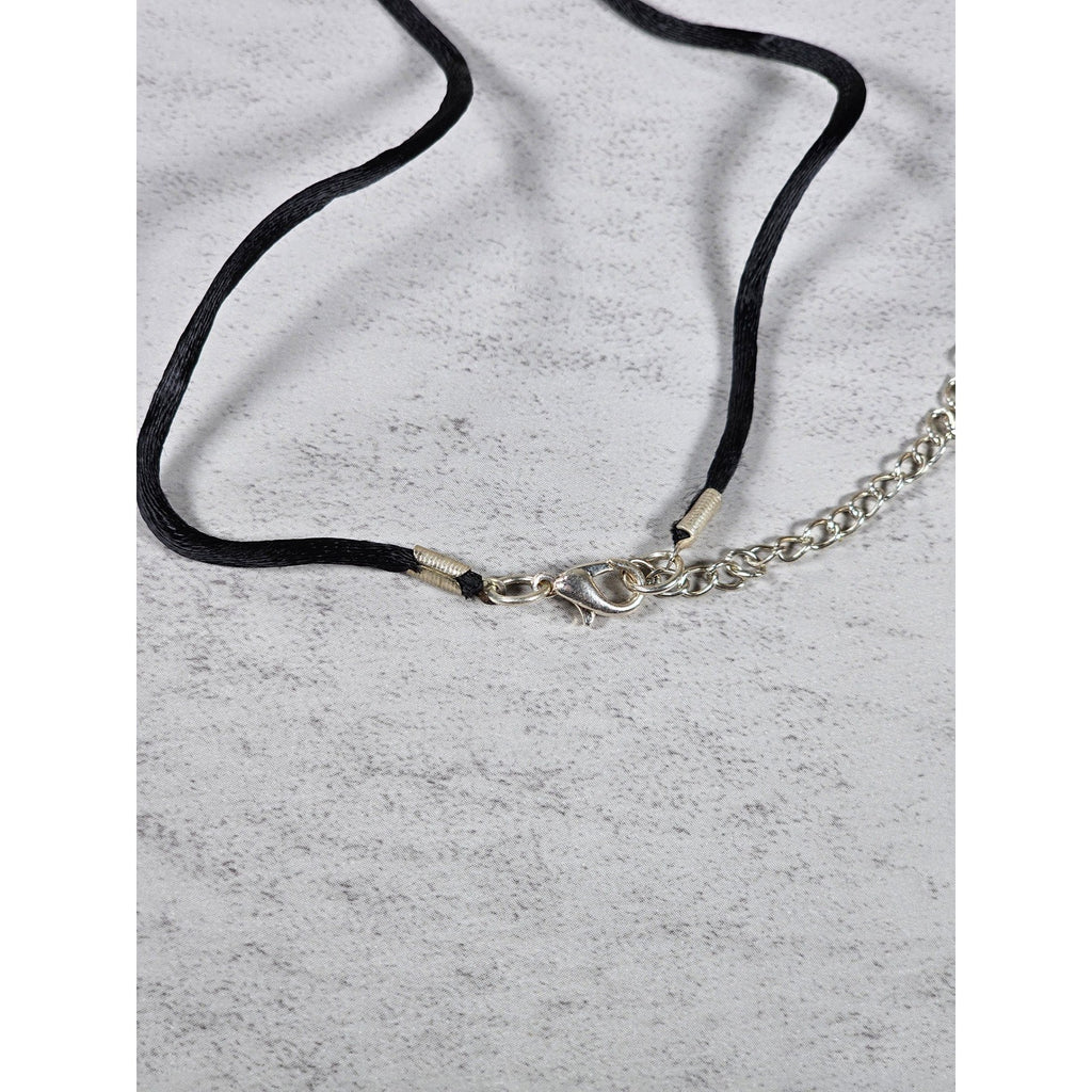 Vintage .925 Sterling Turquoise Pendant Necklace Boho Silver
