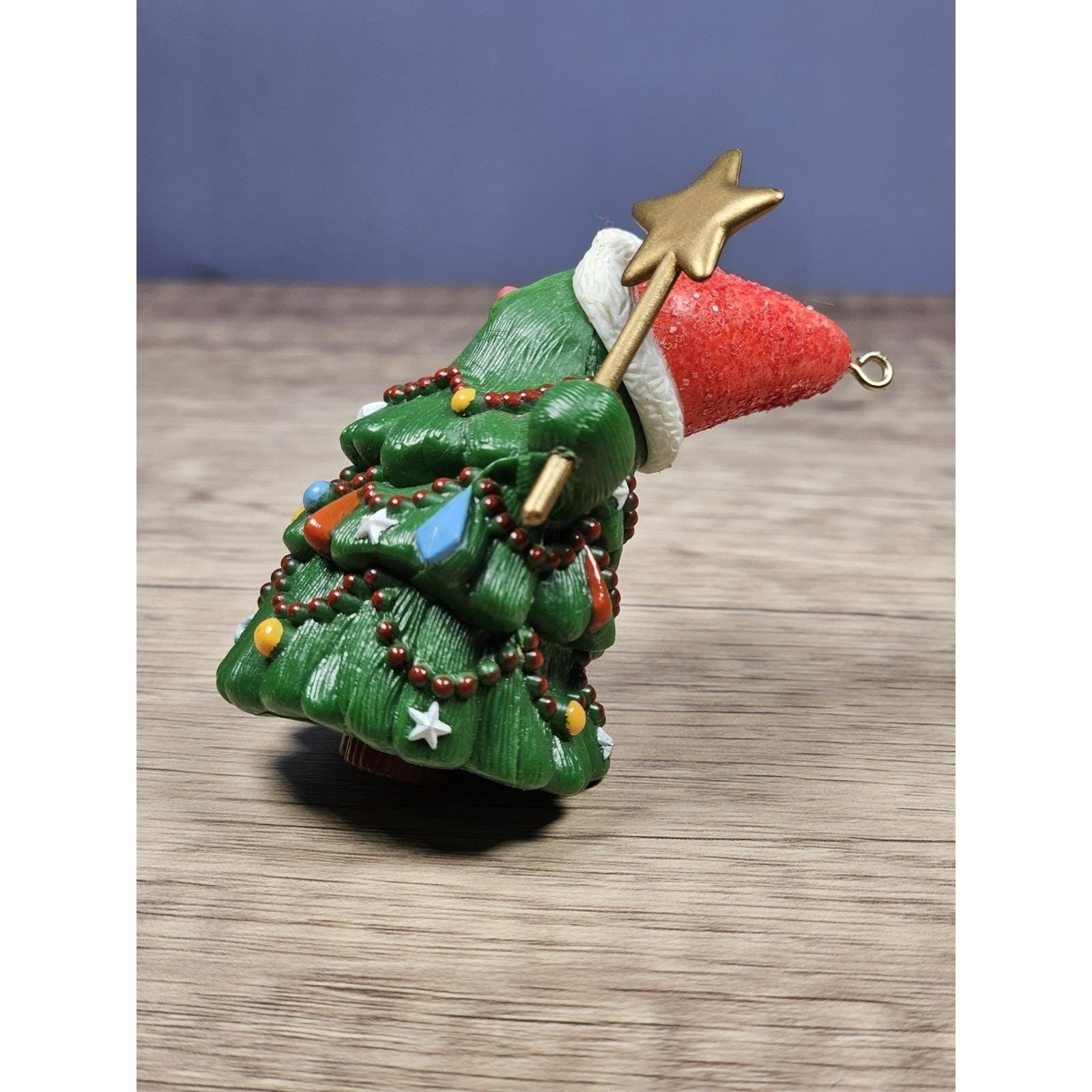 Hallmark Jolly Christmas Tree Ornament Vintage Keepsake 1982
