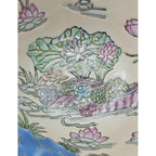Antique Chinese Famille Rose Bowl Tongzhi Mark Lotus Mandarin Ducks