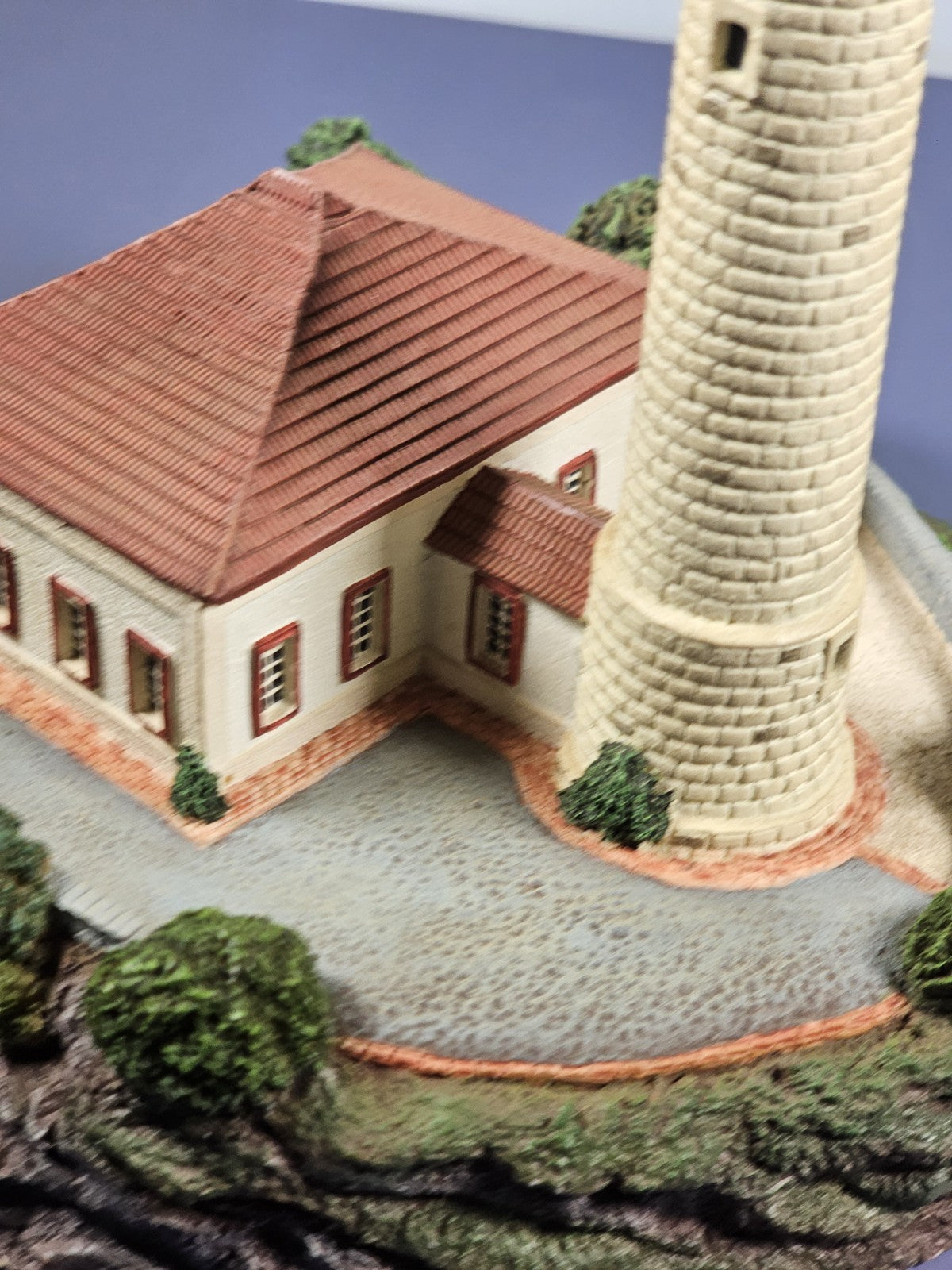 Danbury Mint Calaburras Lighthouse Spain Historic International Lighthouses