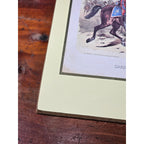 Vintage French Empire Lancer Print Garde Imperiale Wall Art 11.5 x 8