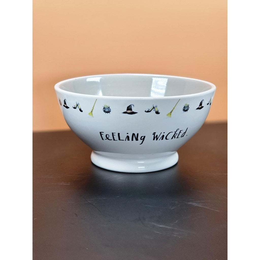 Set Of 5 Rae Dunn Witch Legs Halloween Bowls