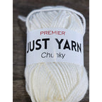 Premier Just Yarn Chunky Cream Acrylic Yarn Bulky 5 Skein 82 Yards