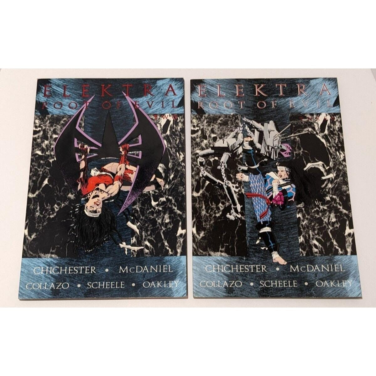 Elektra Root of Evil Comics issues 2 and 3 1995 Marvel Set