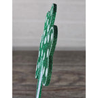 Set of 4 Green Polka Dot Clover Sprays 19" Glitter St Patrick Picks