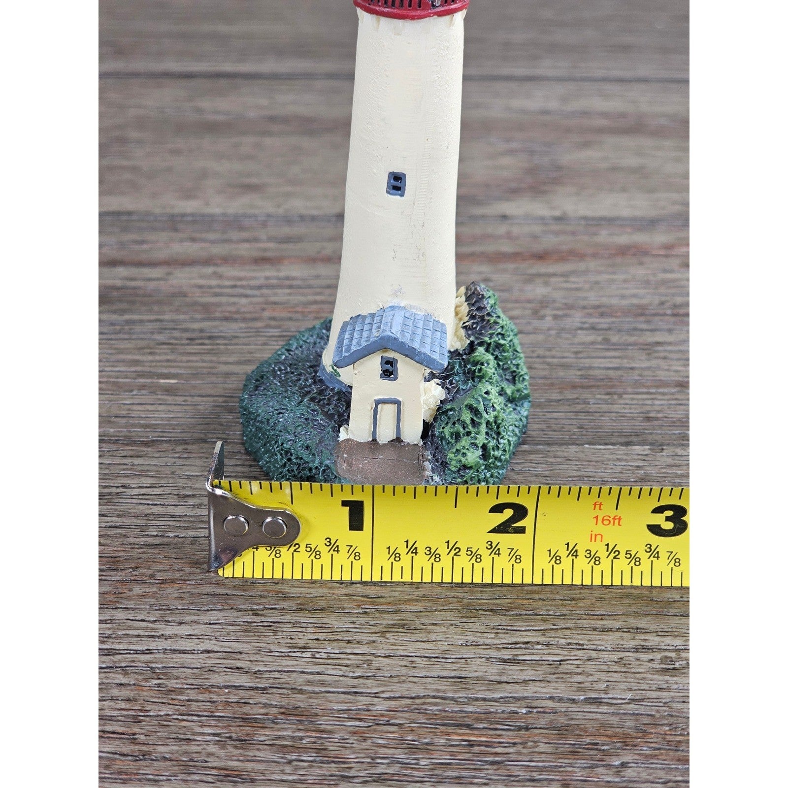 Mini Resin Lighthouse Figurine Coastal Nautical Decor Small Lighthouse