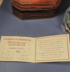 Lefton Historic American Lost Lights Wolf Island Georgia Lighthouse Model