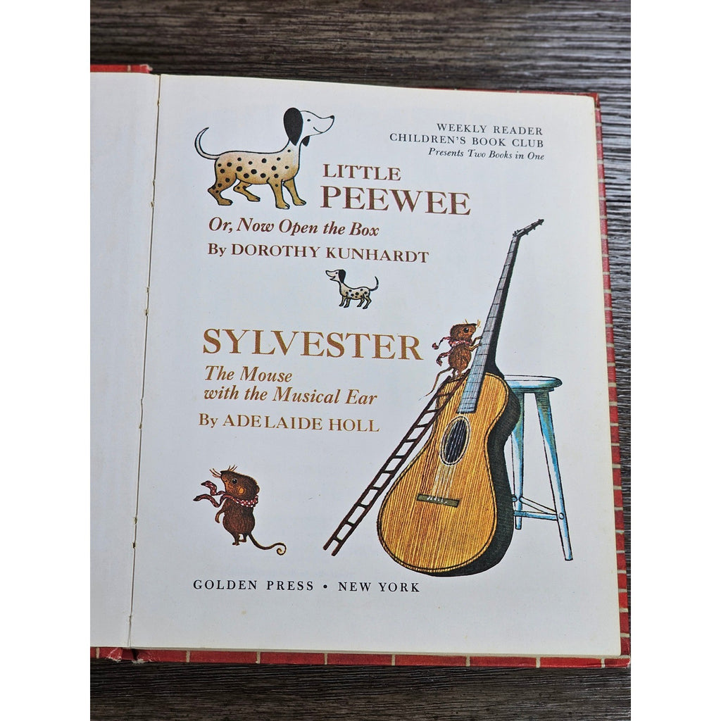 Little Peewee & Sylvester 1967 Golden Press HC Weekly Reader Book Club