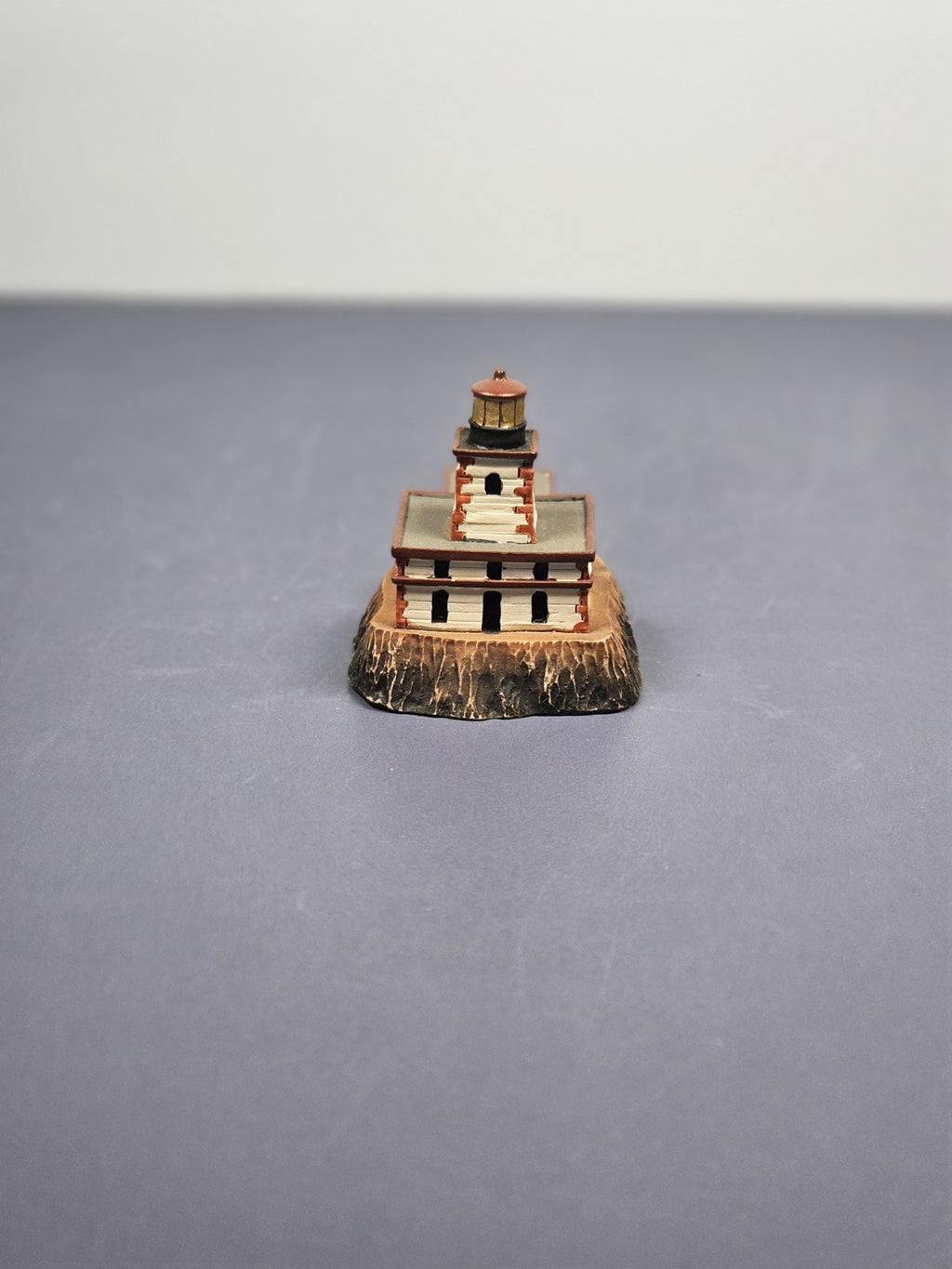 Lenox Miniature Lighthouse Thimble Figurine Tillamook Rock Lighthouse Oregon