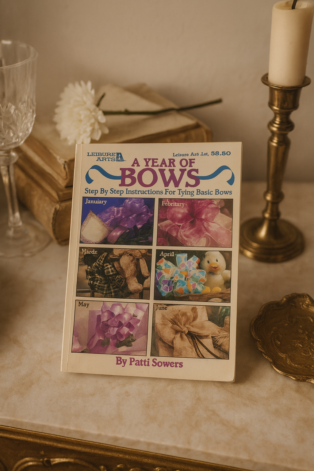 Vintage “A Year of Bows” by Pattie Sowers – Leisure Arts 1994