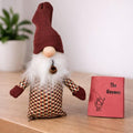 Winter Gnome Shelf Sitter Rustic Christmas Decor 8 Inch