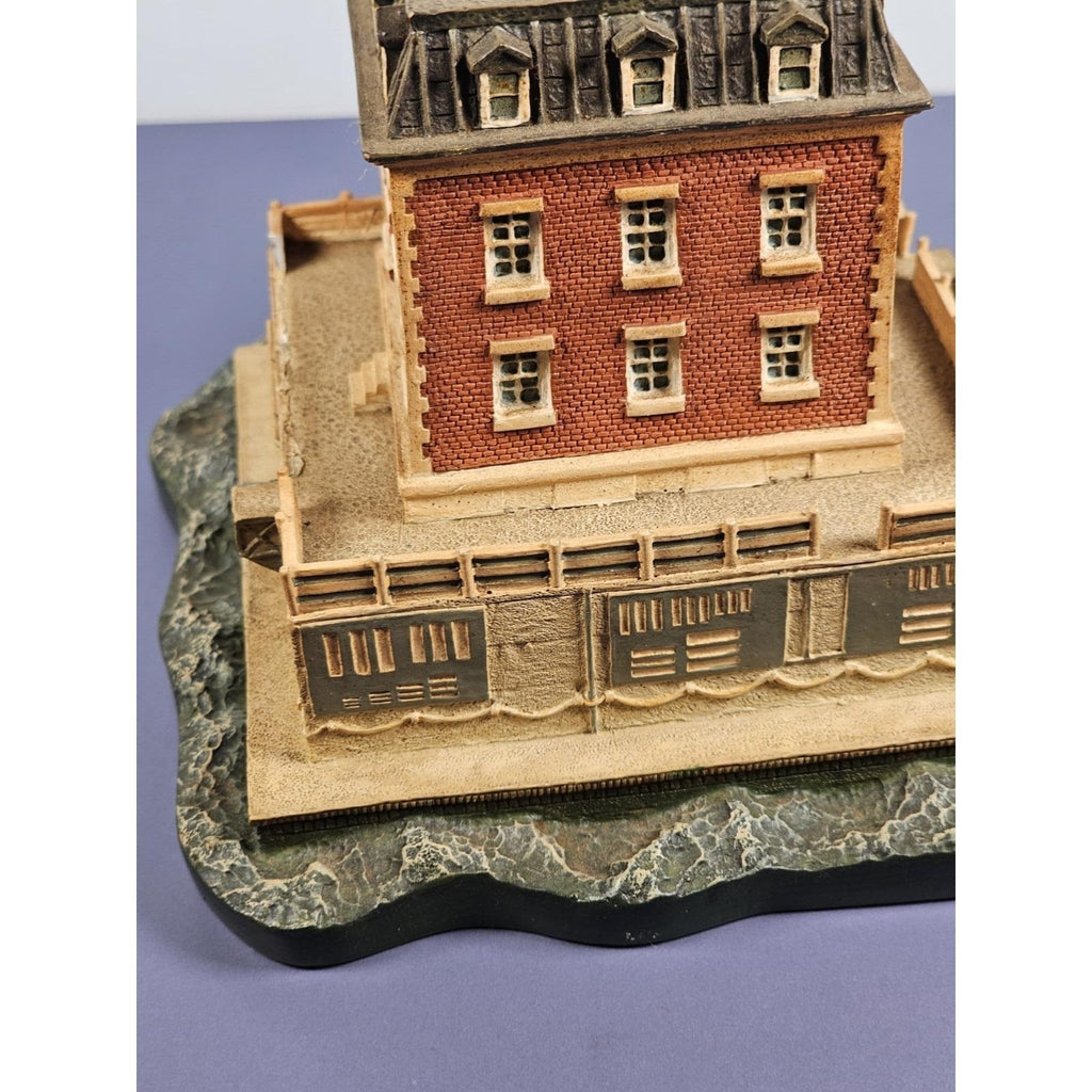 Danbury Mint New London Ledge Lighthouse Figurine Coastal Decor
