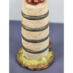 KS Collection Lighthouse Figurine Blue Stripe Nautical Decor