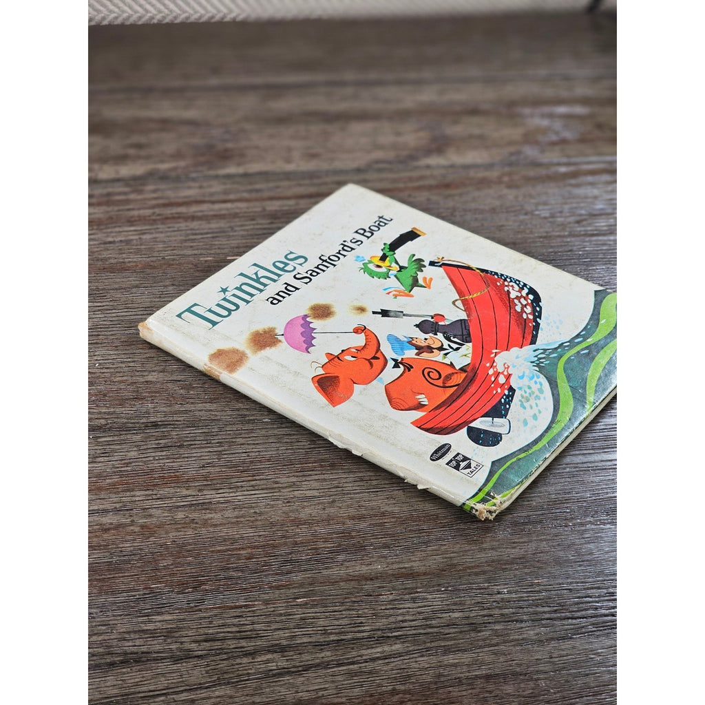 Vintage 1962 Twinkles and Sanford's Boat Whitman Hardcover Book