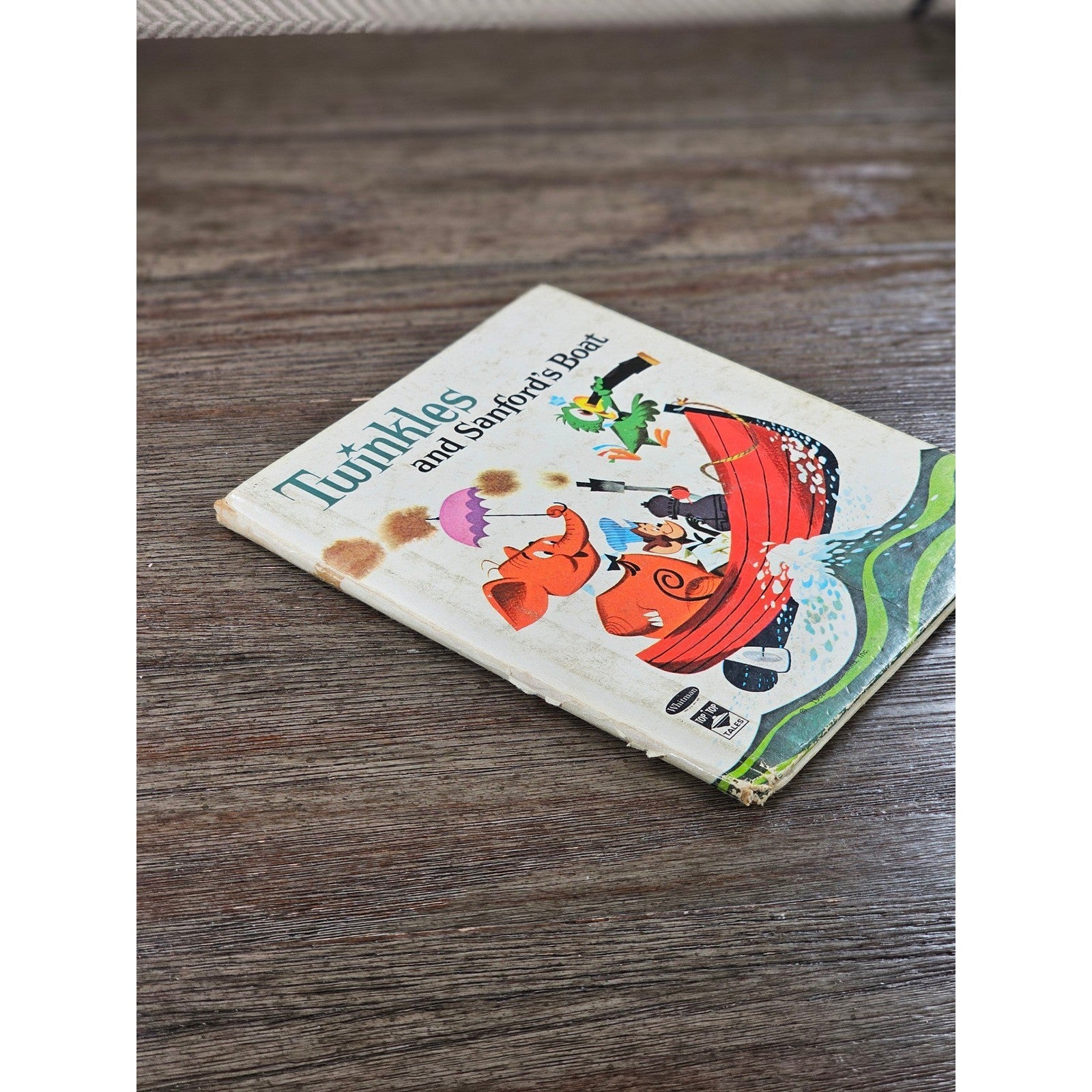 Vintage 1962 Twinkles and Sanford's Boat Whitman Hardcover Book