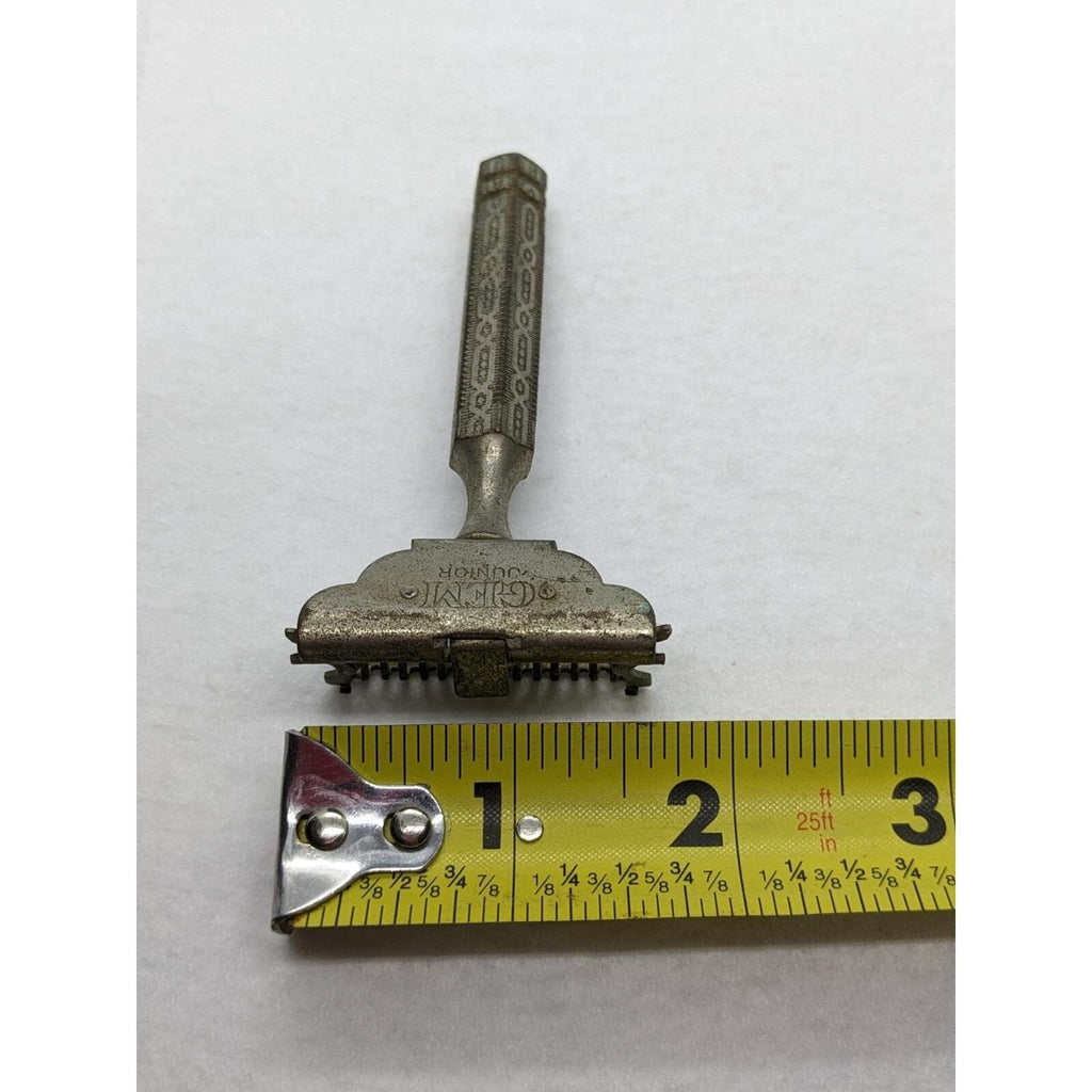 Vintage Gem Junior Safety Razor Single Edge Engraved Handle