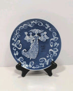 Vintage Royal Copenhagen Mors Dag Mothers Day Collector Plate 1972 Denmark 6" Bl
