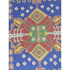 Vintage Turkish Carpet Pillow 9x6 Embroidered Silk Accent Cushion