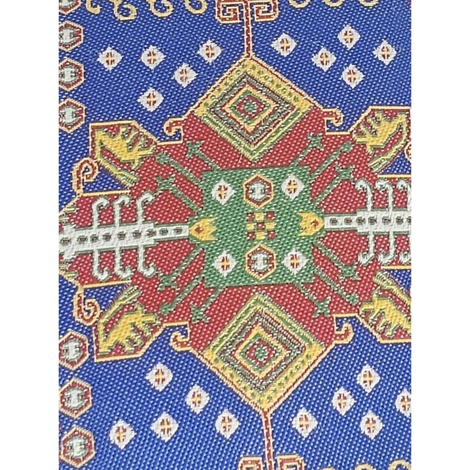 Vintage Turkish Carpet Pillow 9x6 Embroidered Silk Accent Cushion