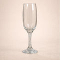 Vintage Champagne Flute Twisted Stem Clear Glass Fluted Bowl Barware