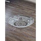 Anchor Hocking Sandwich Glass Oval Serving Bowl Scalloped Edge