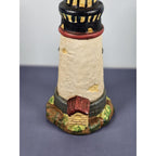 KS Collection Lighthouse Figurine Blue Brick Base Coastal Decor