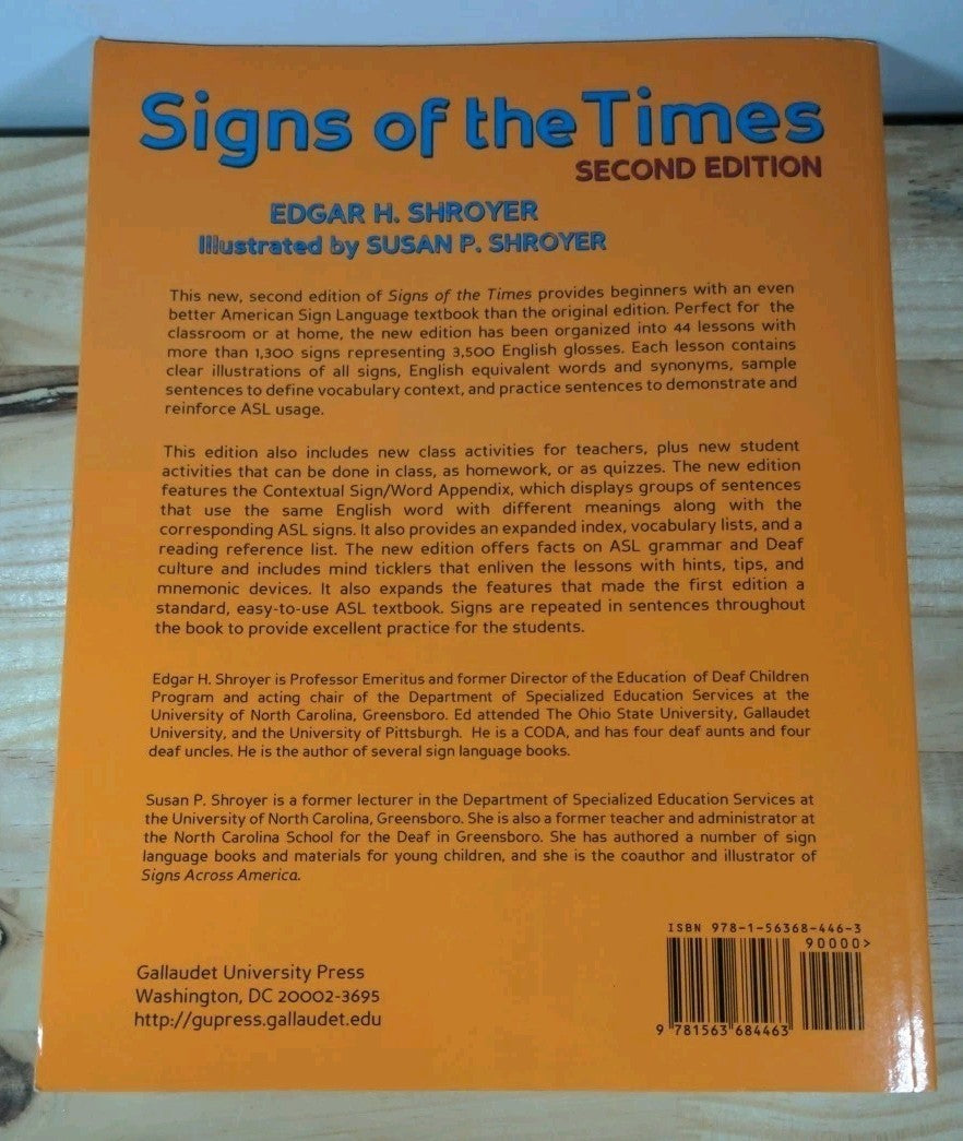 Signs Of The Times By Edgar H. Shroyer Second Edition Paperback