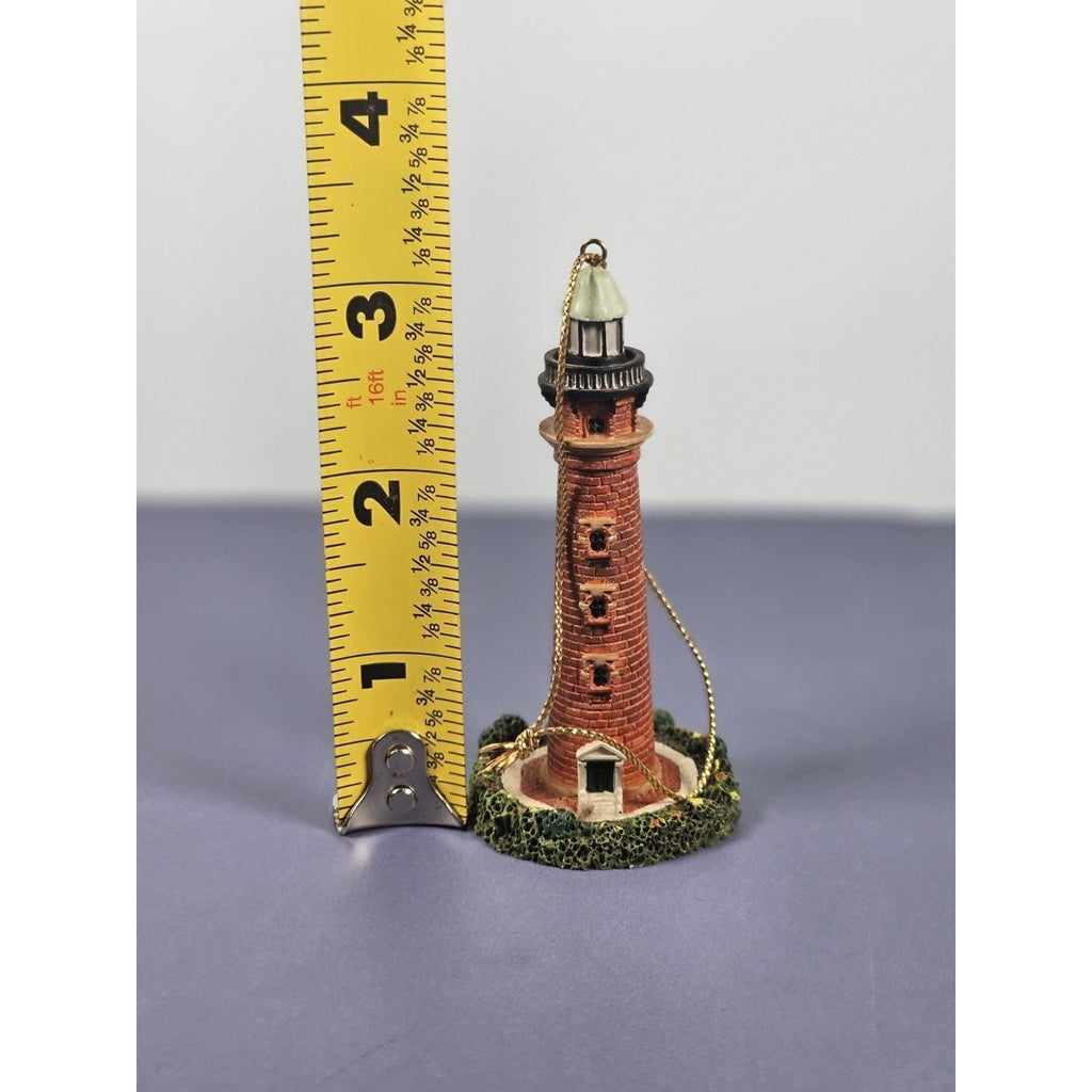 Lefton Ponce De Leon Lighthouse Ornament 2000 Coastal Decor 3.5 Inch
