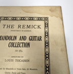 Antique 1916 Mandolin & Guitar Collection No. 17a – Louis Tocaben