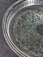 Irvinware Silver Plated Serving Tray 13" Vintage USA