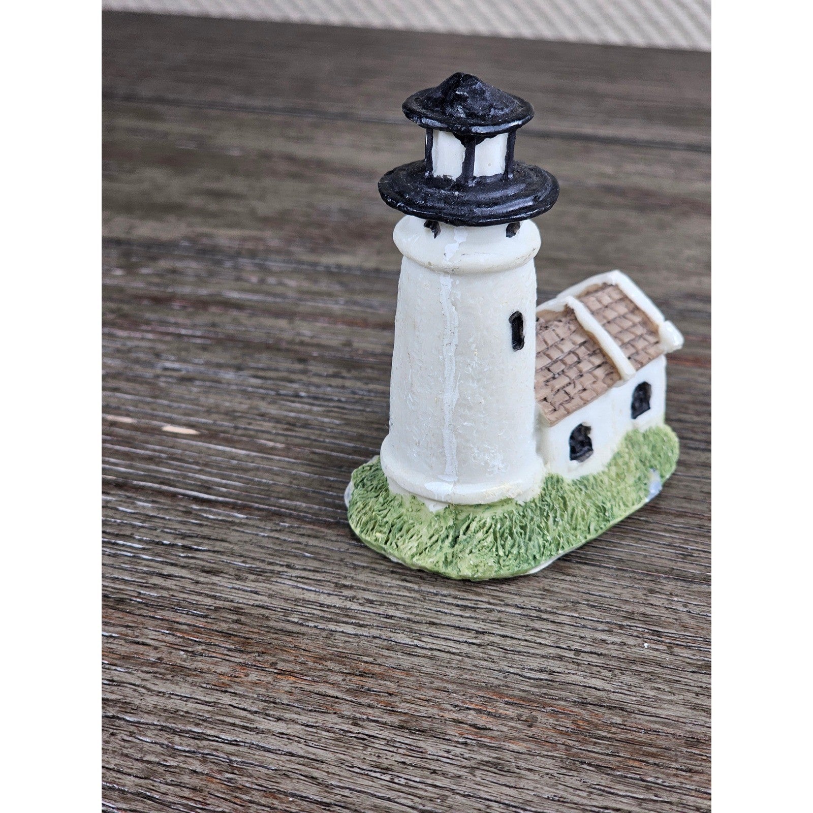 Mini Nautical Lighthouse Figurine Coastal Resin 3 Inch Decor