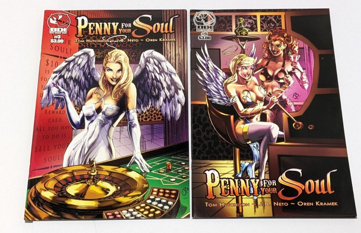 Lot of 2 Comics – Penny For Your Soul #1 and #4 – Indie Dark Fantasy Series