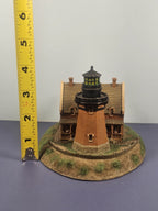 Block Island Southeast Lighthouse Historic American Lighthouses The Danbury Mint