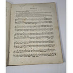 Antique 1865 Technical Studies for the Piano Forte Music Book