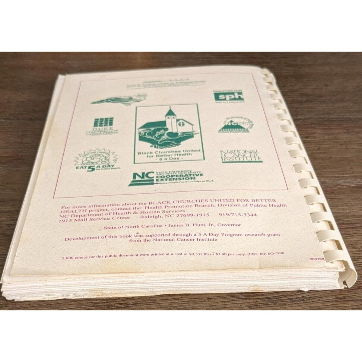 A Taste of 5 a Day Cookbook 1998  Black Churches United Health