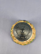 Vintage Ks Collection Beige Brick Red Diamond Design Lighthouse 6" Tall