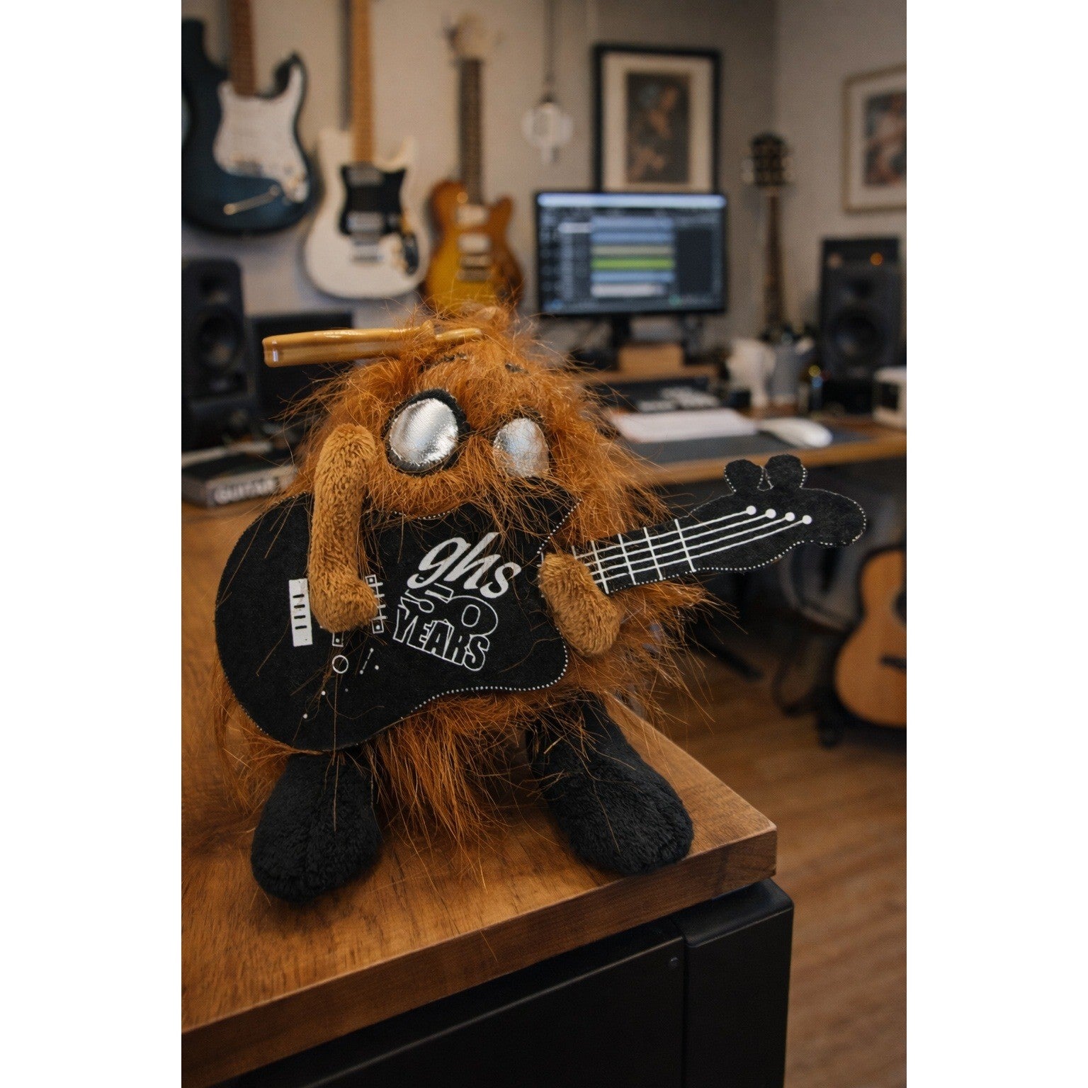 GHS 50th Anniversary Guitar Monster Plush Vintage Music Collectible