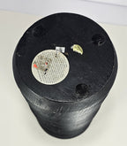 10 in Black Wood Accordion Candle Holder – Rustic Coastal Home Décor Accent