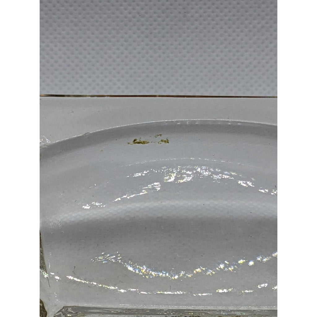 Dillard Paper Co 1960s  Glass Ashtray Octagonal Logo Tray