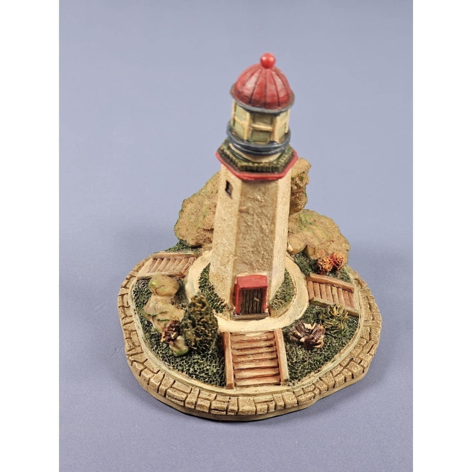 Ks Collection Lighthouse Figurine 1990s Hand Painted Coastal
