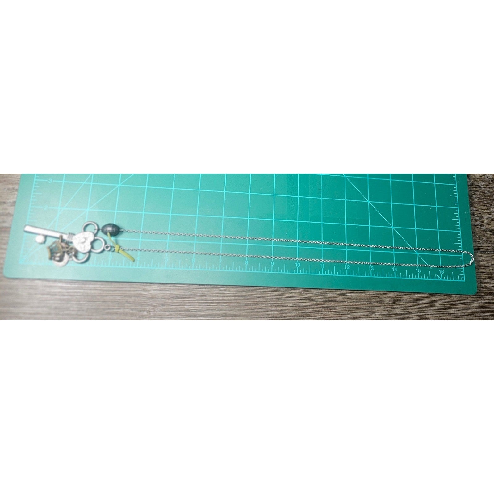 Vintage Charm Necklace Long Drop Key Crown Bird Coin Pendant