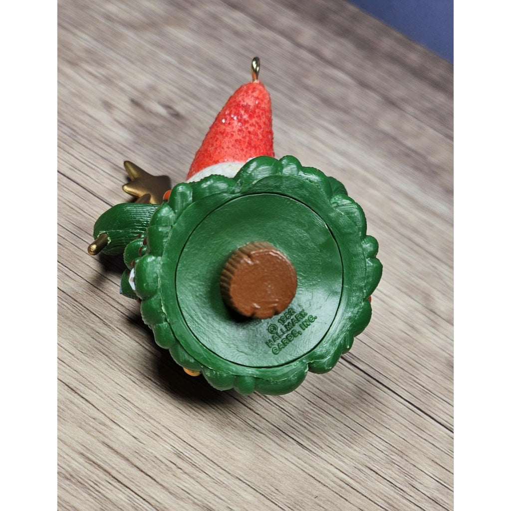 Hallmark Jolly Christmas Tree Ornament Vintage Keepsake 1982
