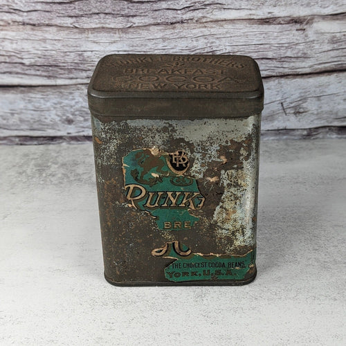 Antique Runkel Brothers Breakfast Cocoa Tin York PA