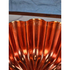 Vintage Copper Fluted Tart Pan Fluted Bowl Dessert Pan