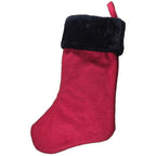 Vintage Harry Potter Hogwarts Crest Red & Black Christmas Stocking 18"